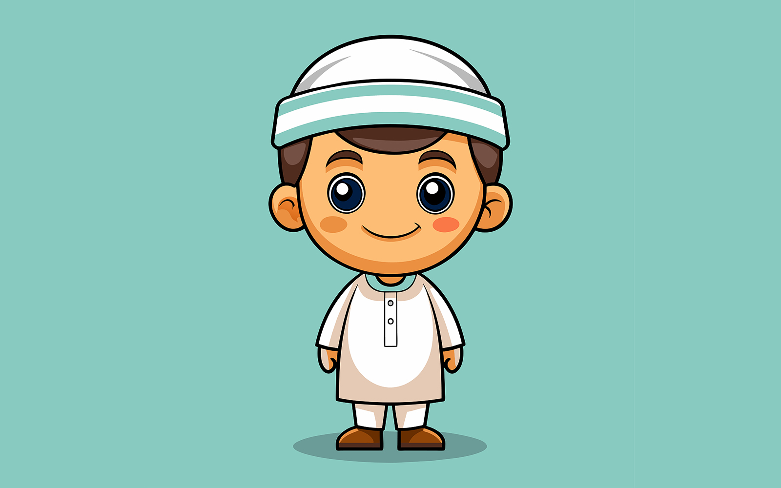 Cute Little Ramadhan Boy Design 05