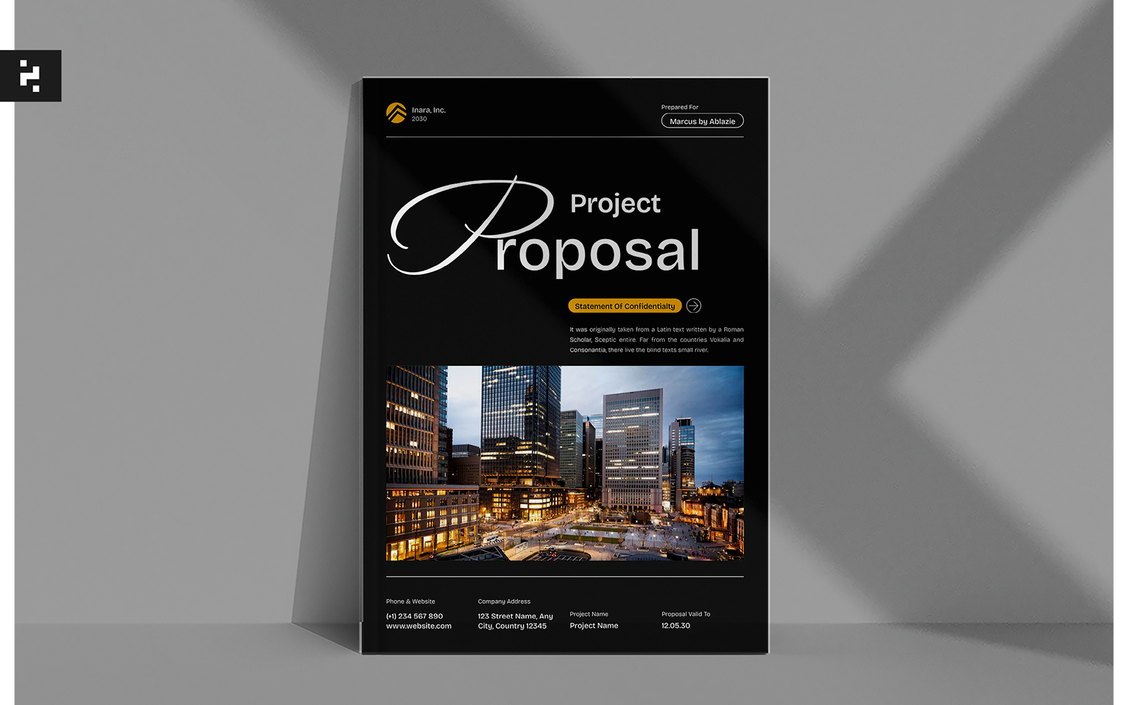 Company Project Proposal Template