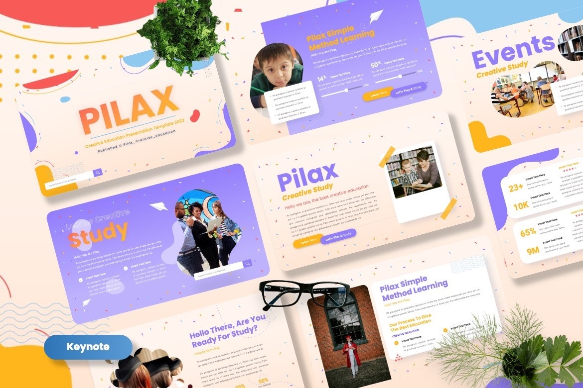 Pilax - Kids World Keynote Templates
