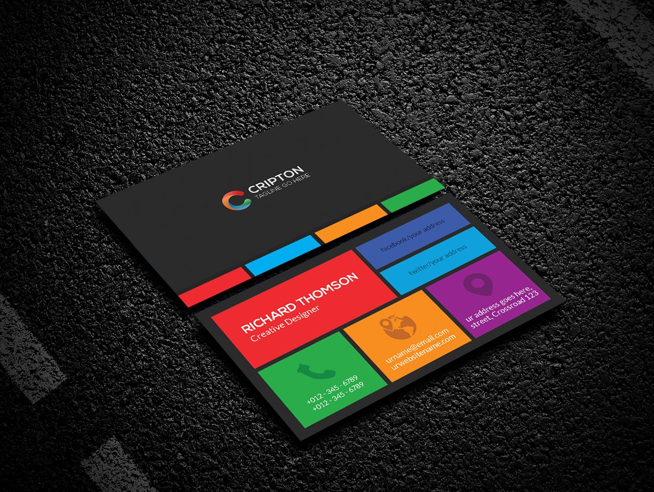 Colorful Business Card 00013