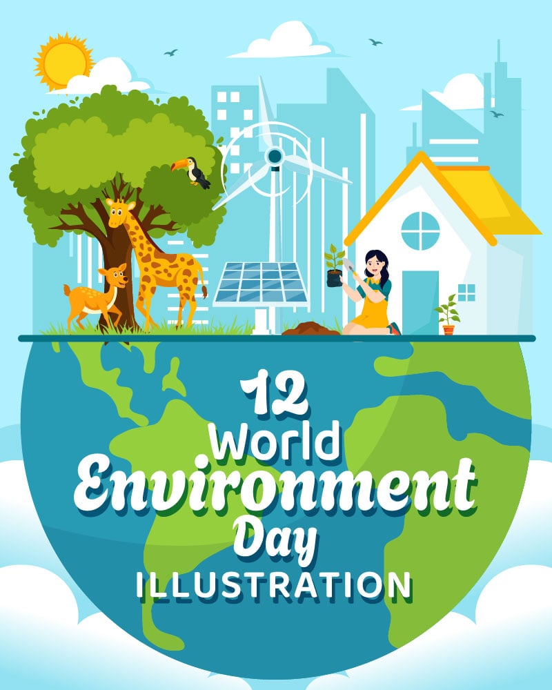 12 World Environment Day Illustration