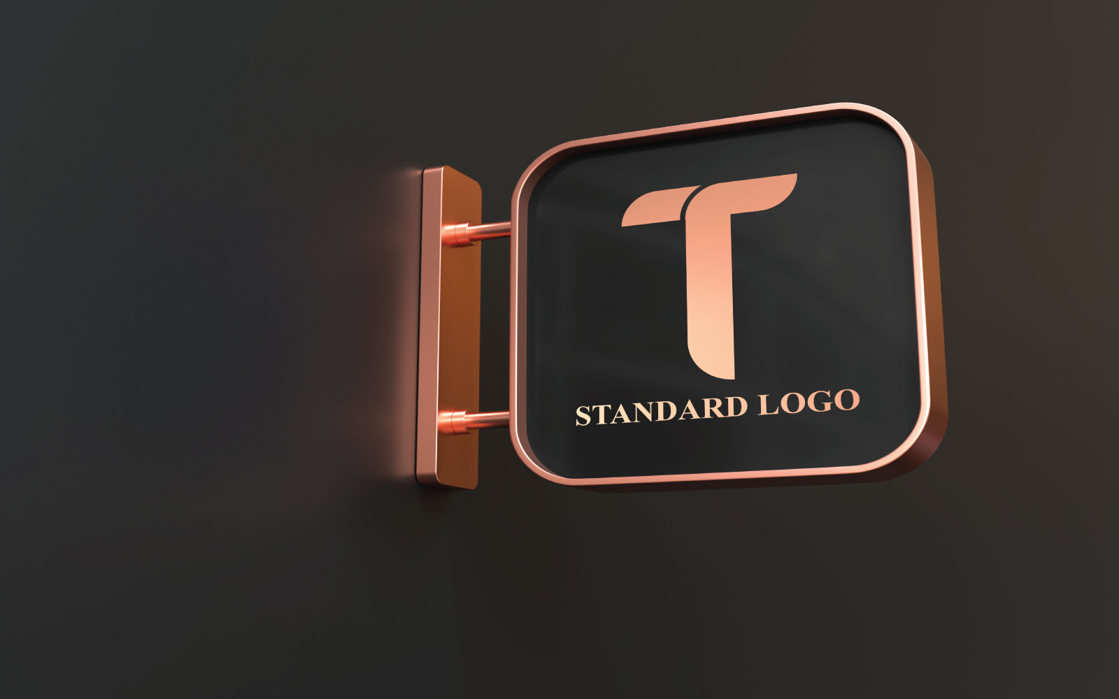 Professional T letter Logo Template Design