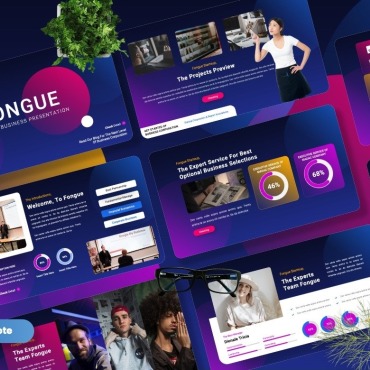 Business Clean Keynote Templates 395273