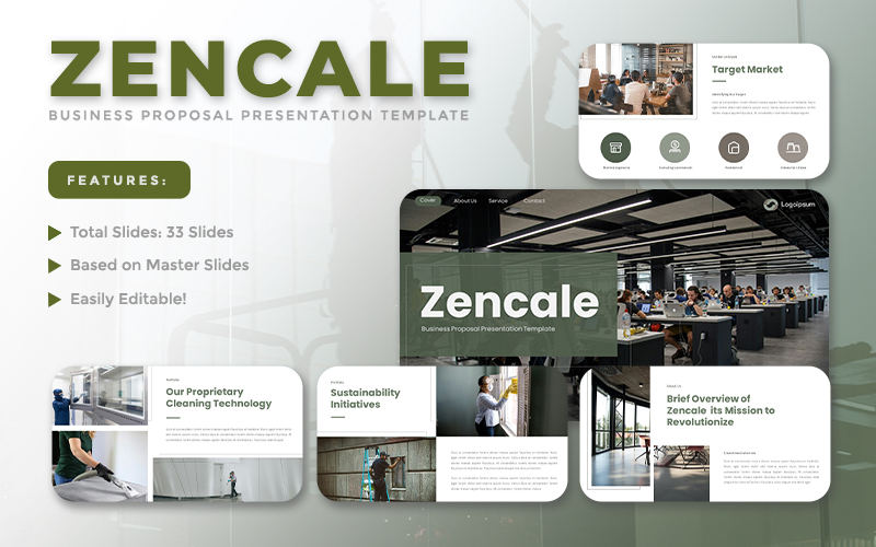 Zencale - Business Proposal Google Slides Template