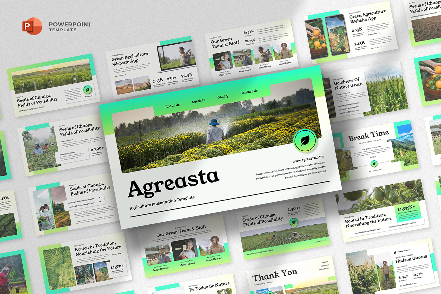 Agreasta - Agriculture Powerpoint Template