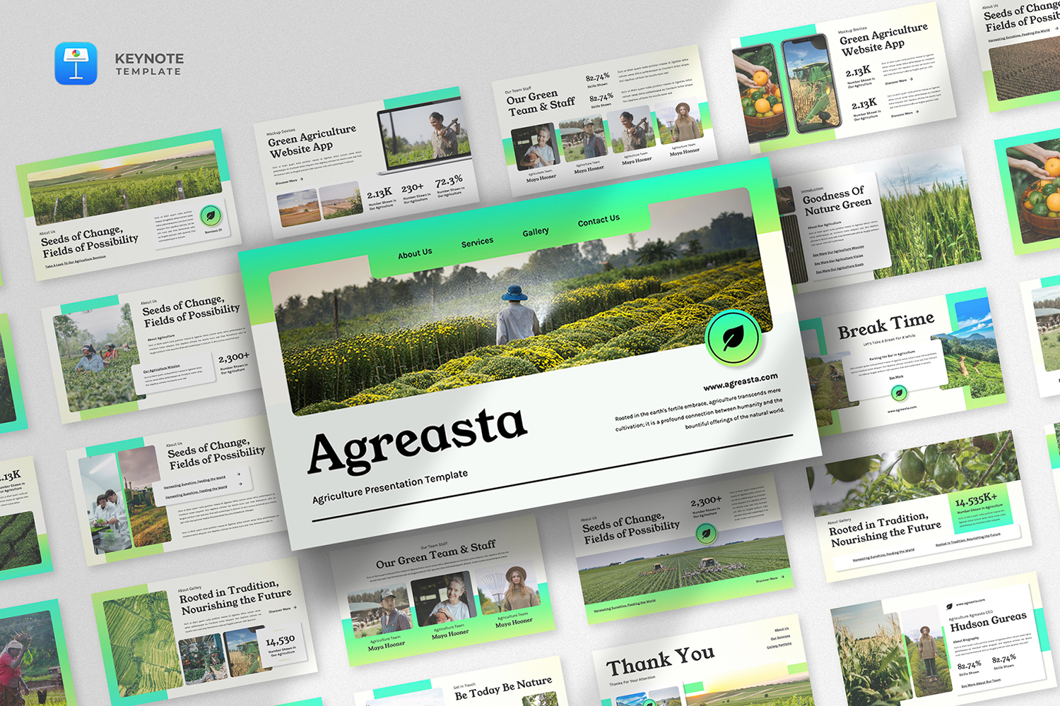 Agreasta - Agriculture Keynote Template