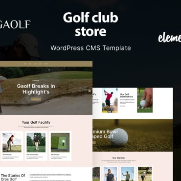 Golf Balls WordPress Themes 395620