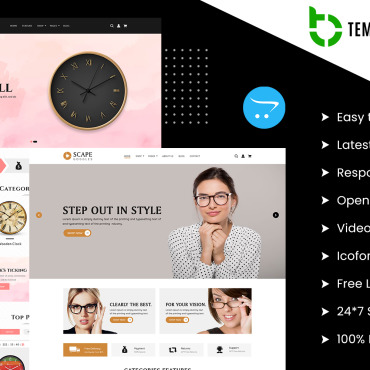 Ecommerce Watch OpenCart Templates 395852