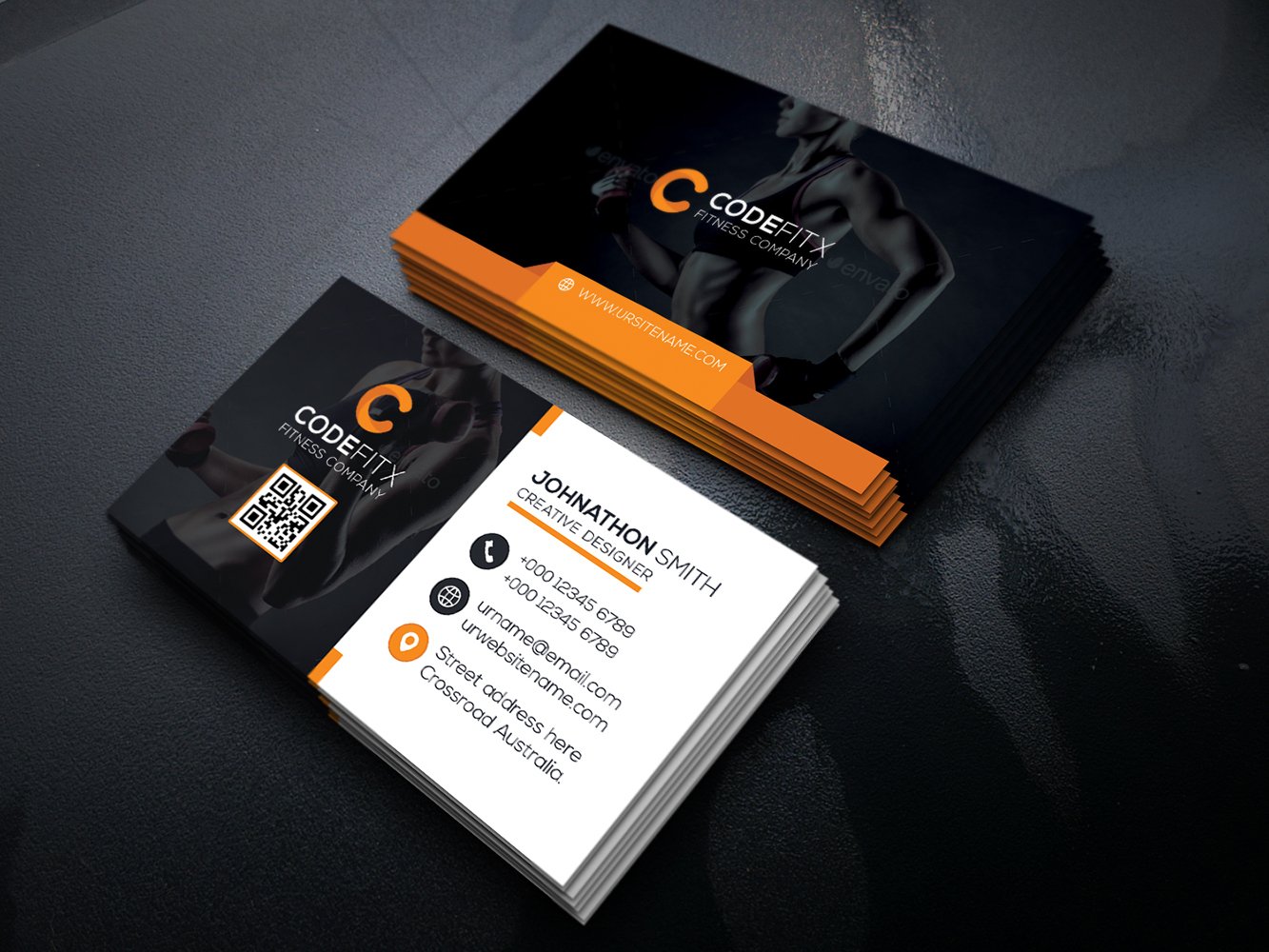 Fitness Business Card 00029