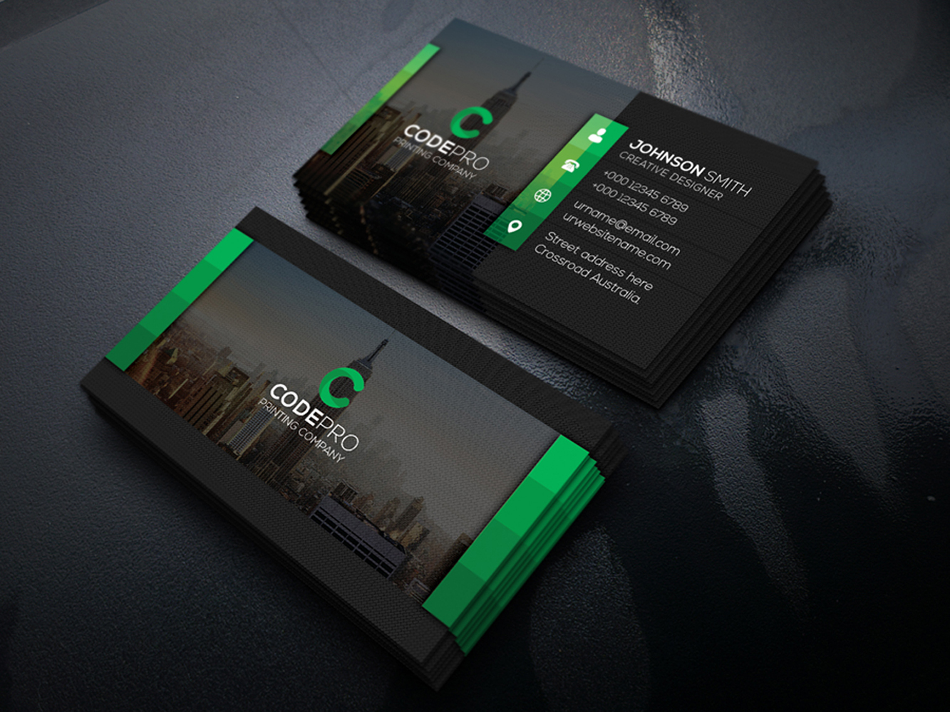Business Card Template 00031