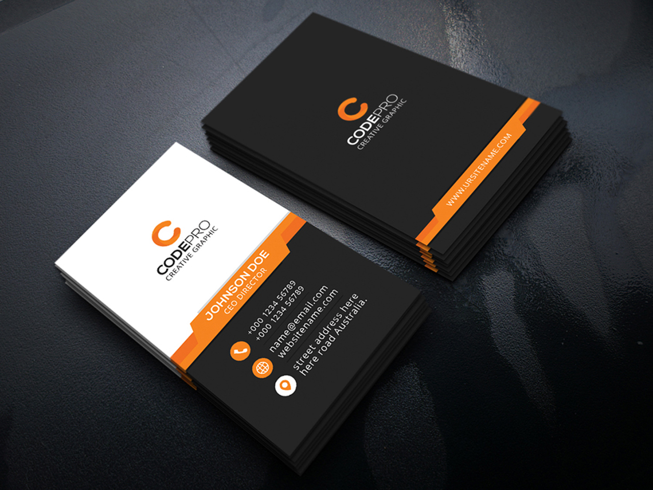 Vertical Business Card 00032