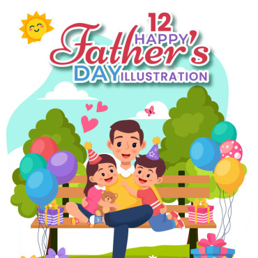 Day Dad Illustrations Templates 395909