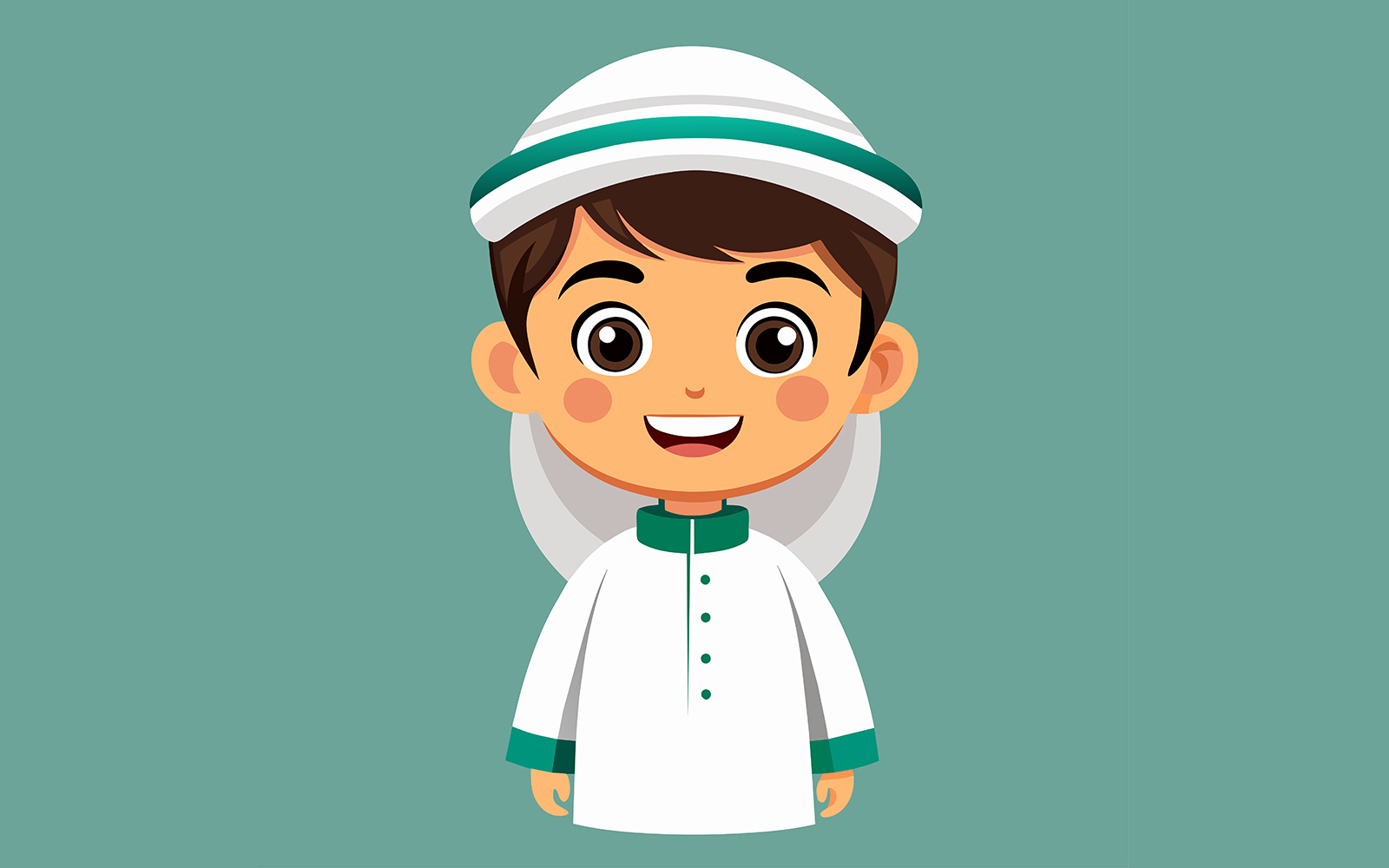 Cute Little Ramadhan Boy Design 19