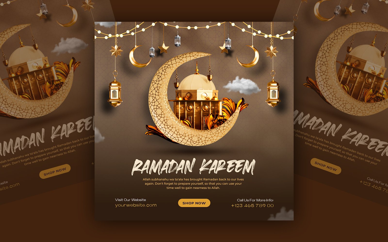 Ramadan Kareem Social  Media   Post  Template