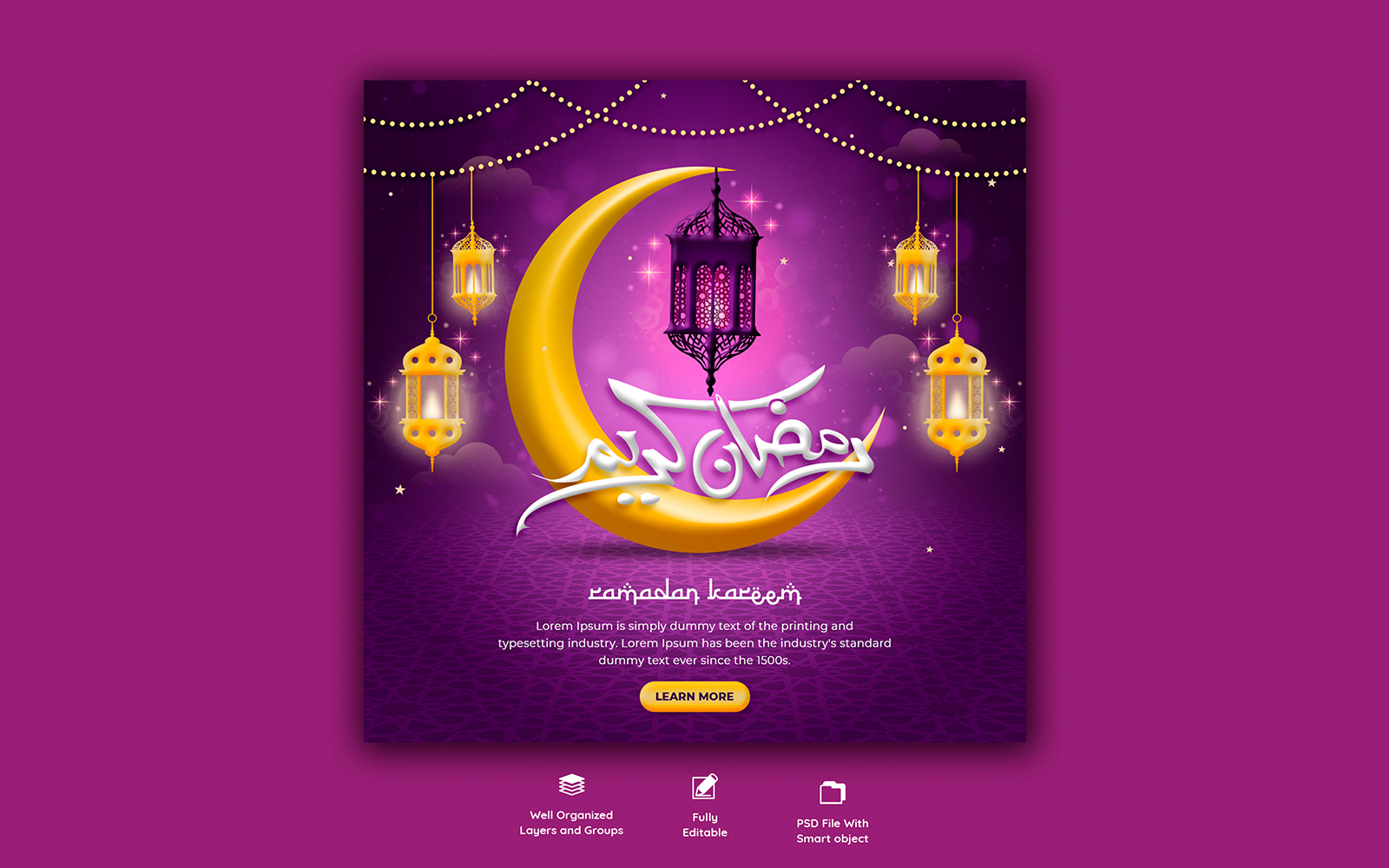 Ramadan  Kareem  Social  Media  Template