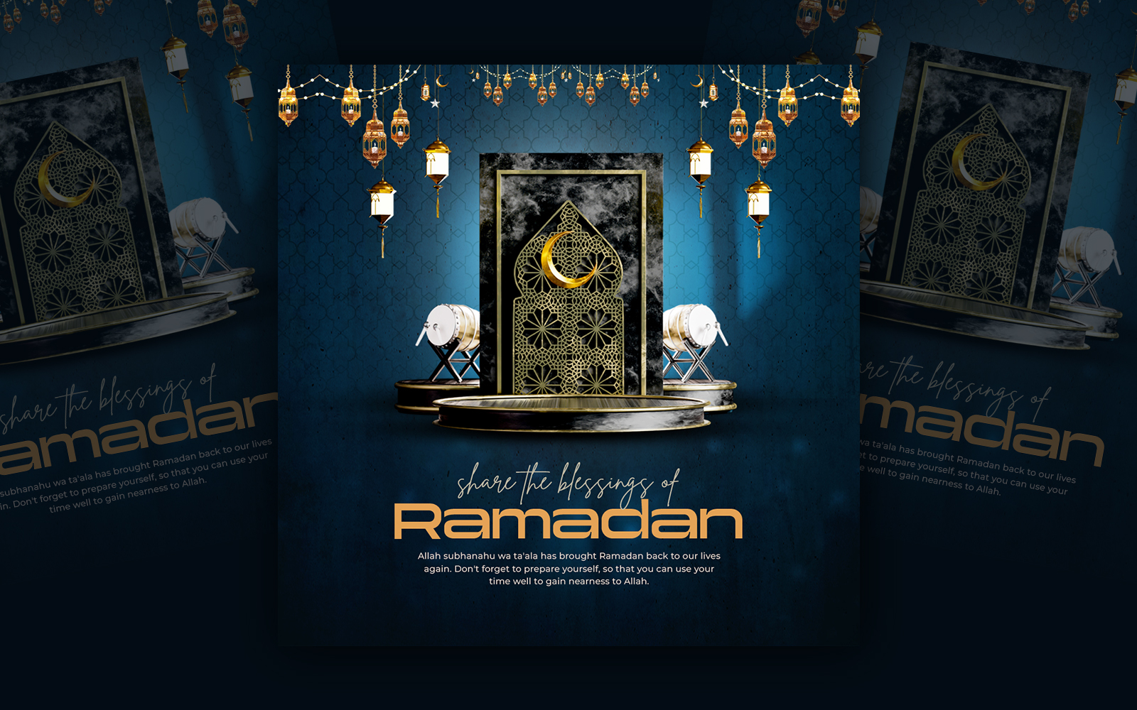 Ramadan  Kareem Social Media   Template