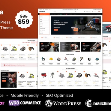 Tool Instruments WooCommerce Themes 396020