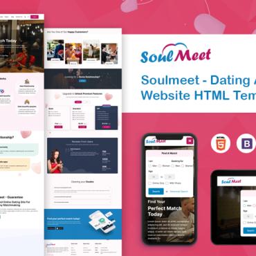 Couple Dating Responsive Website Templates 396022