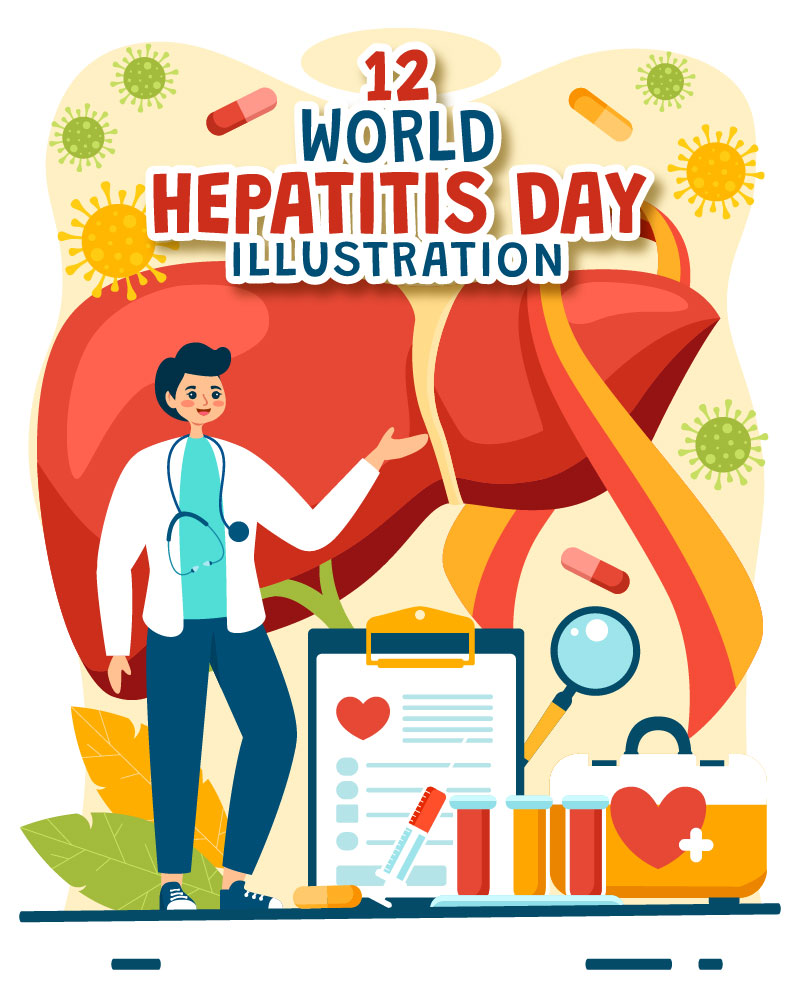 12 World Hepatitis Day Illustration