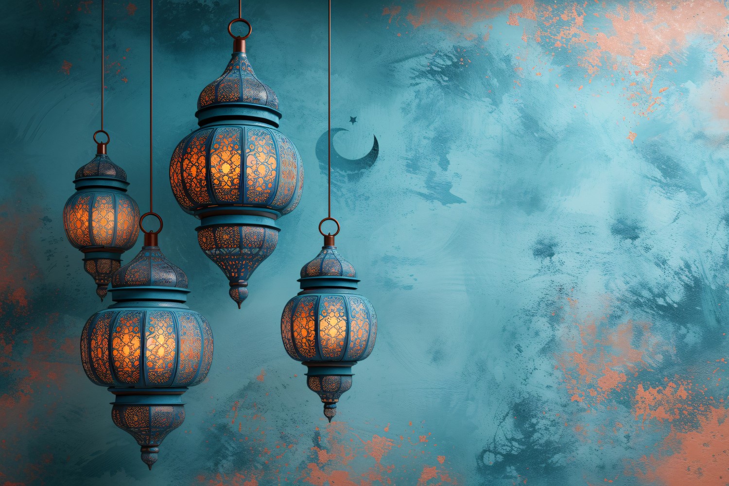 Ramadan Kareem greeting banner design with lantern 05