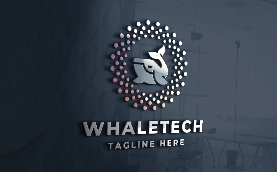 Whale Tech Pro Logo Template