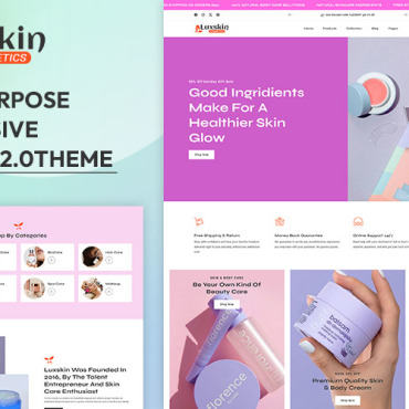 Beauty Cosmetic Shopify Themes 396364
