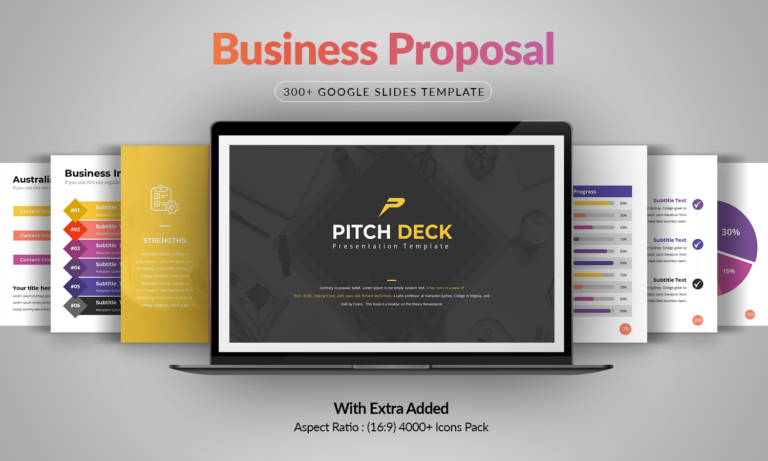 Pitch Deck Google Slides Presentation Template