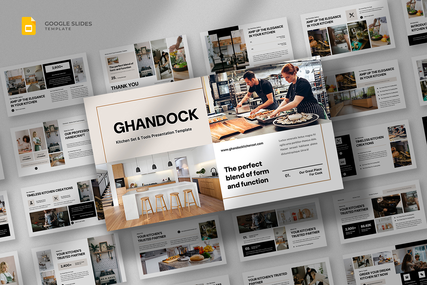 Ghandock - Kitchen Google Slides Template