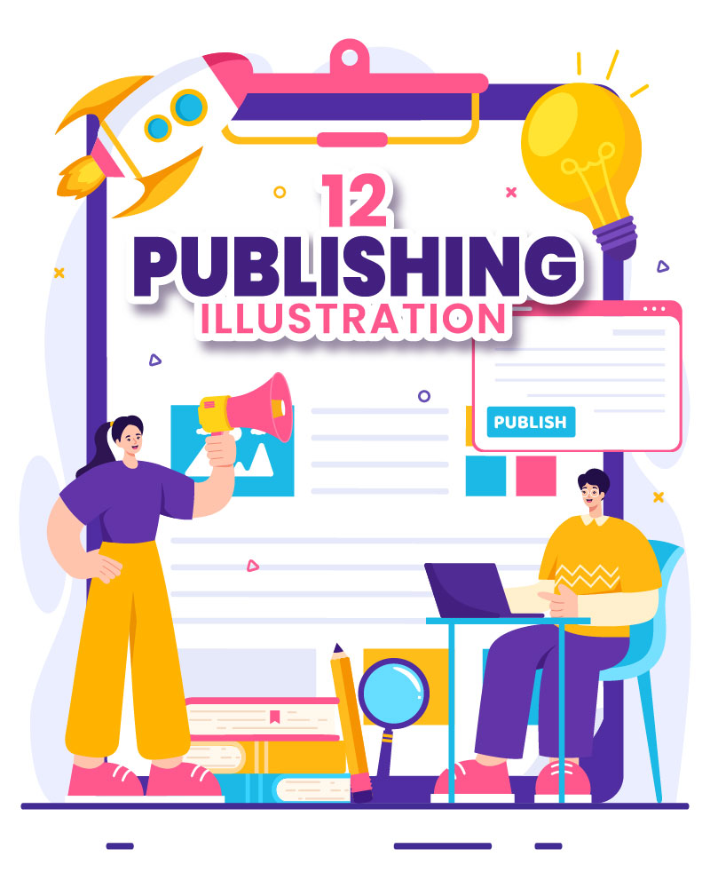 12 Digital Publishing Illustration