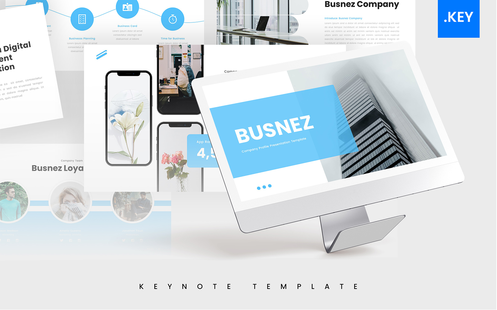 Busnez – Company Profile Keynote Template