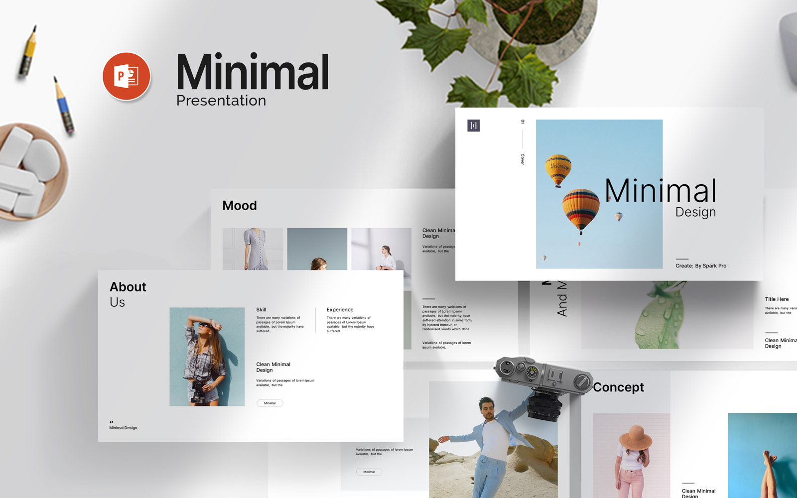 Minimal Design PowerPoint Template