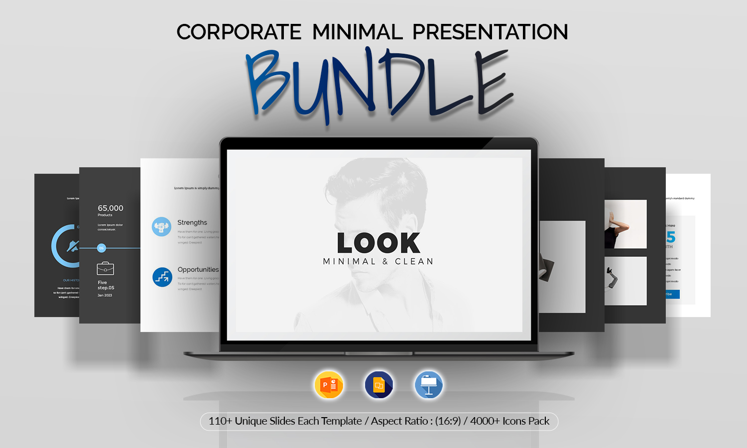Minimal Corporate Presentation Bundle