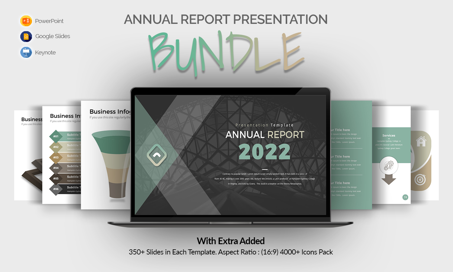 Annual Report Presentation Bundle for Business
