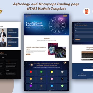 Astrologist Astrology Landing Page Templates 397130