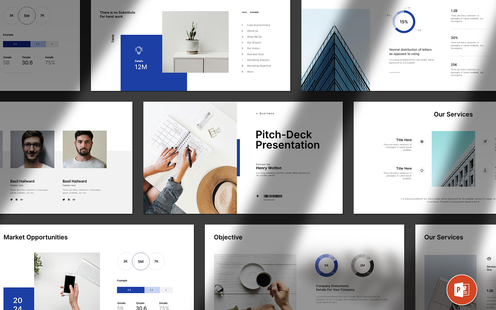 Business Pitch DeckDigital  Powerpoint Presentation