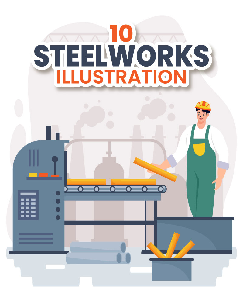 10 Steelworks Illustration