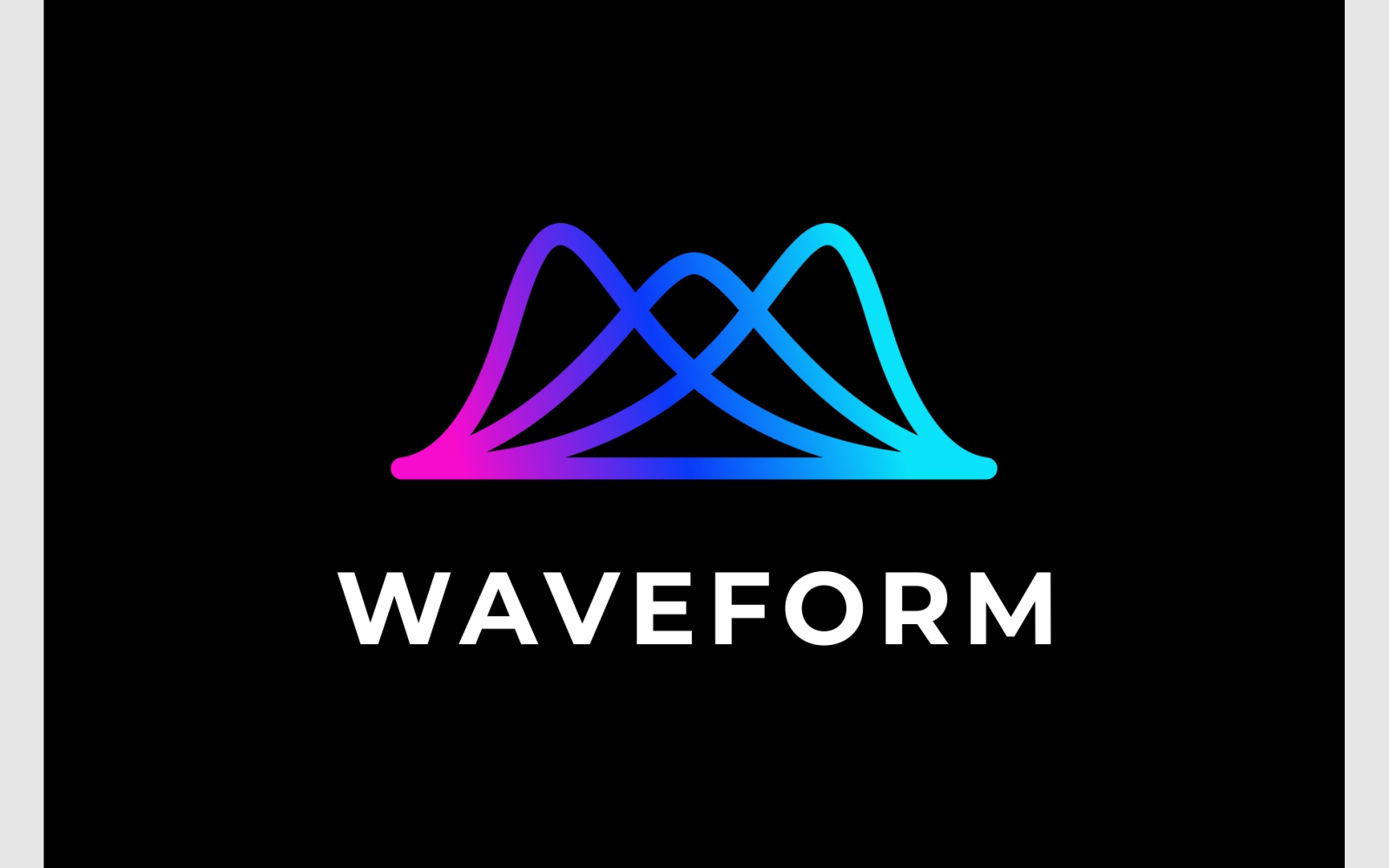 Soundwave Waveform Audio Logo