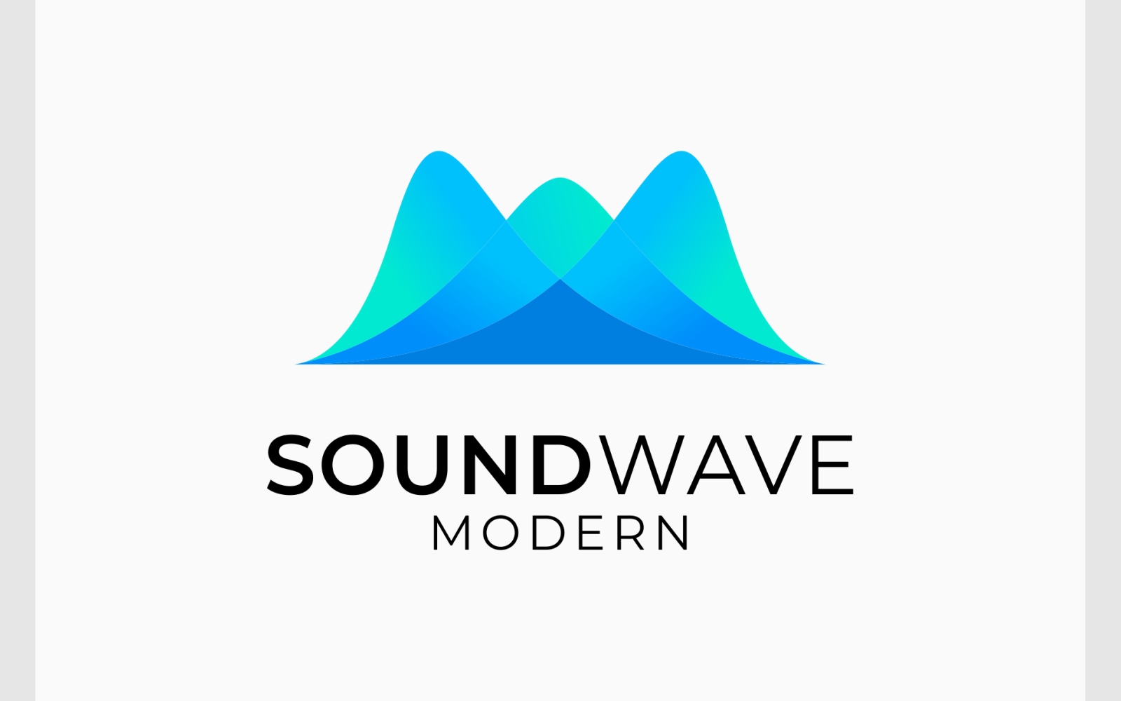 Soundwave Modern Colorful Logo