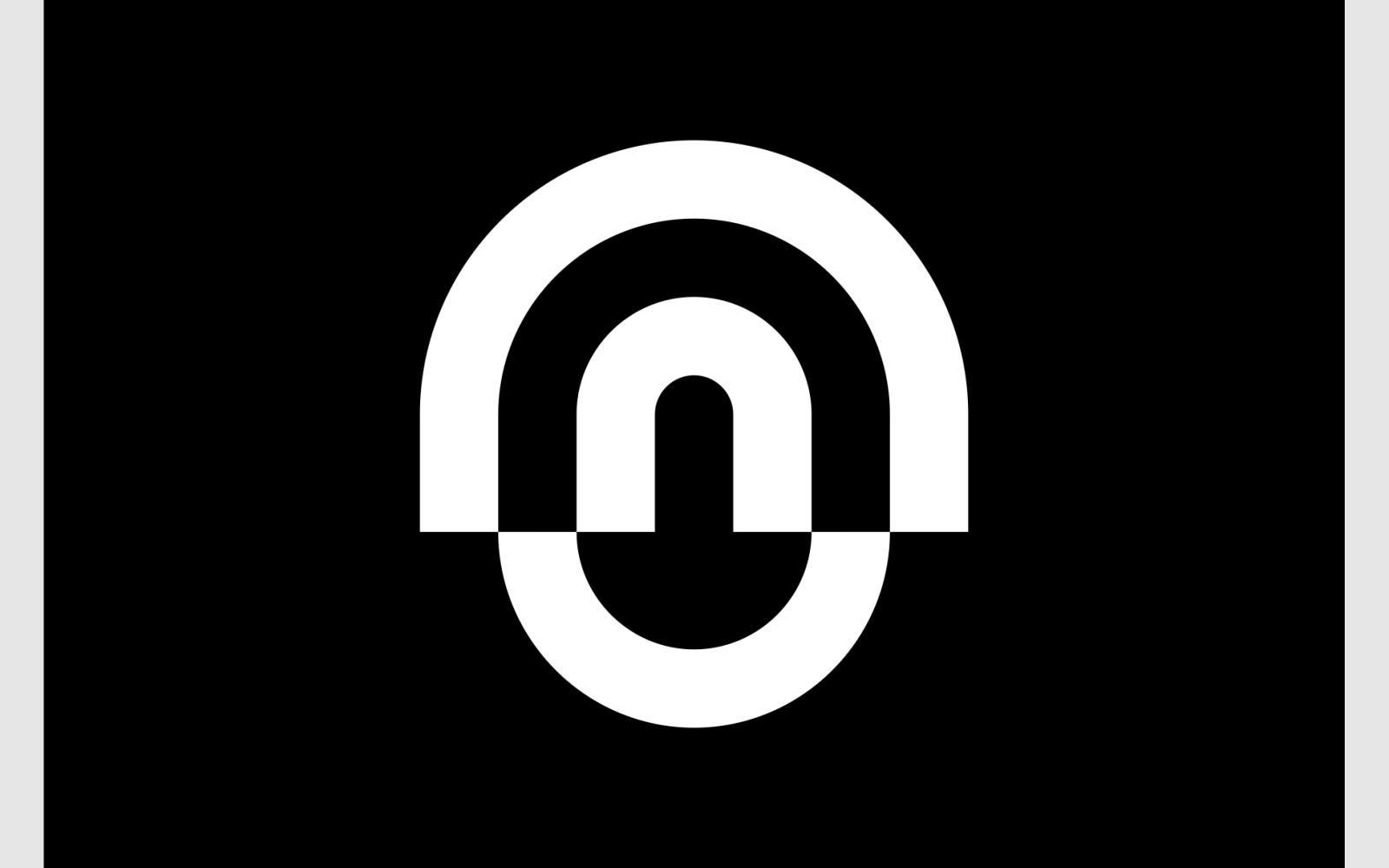 Letter N Monogram Modern Logo