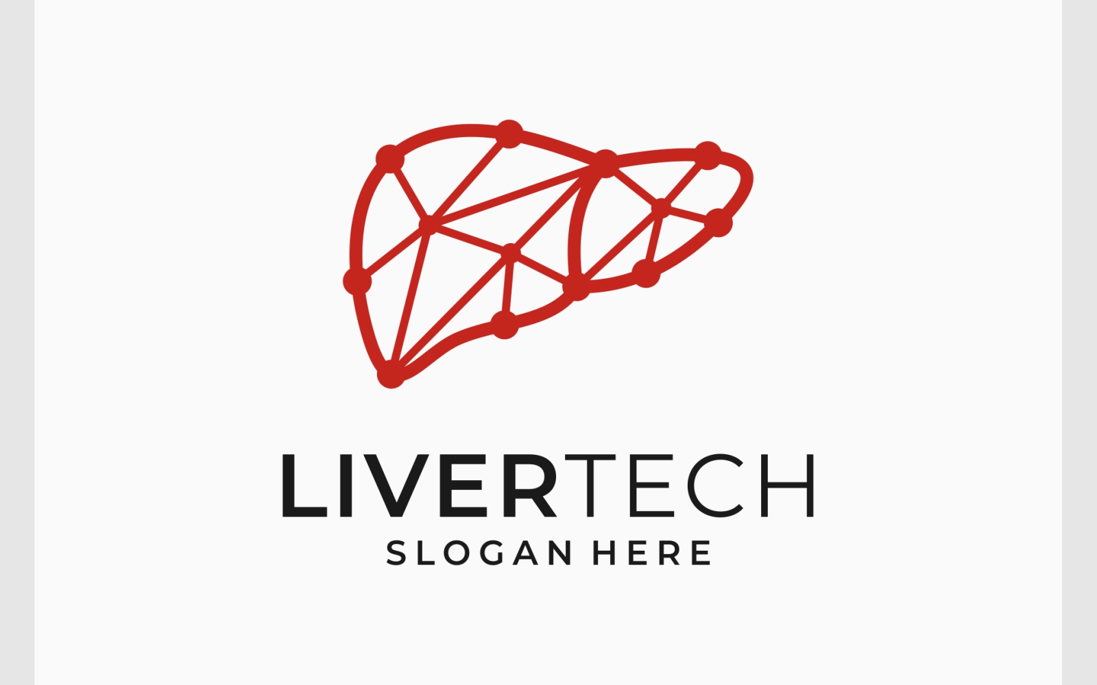 Liver Organ Connection Tech Logo