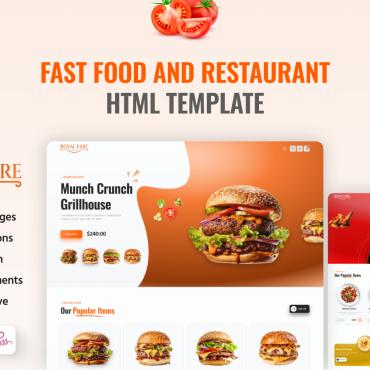 Food Pizza Responsive Website Templates 397840