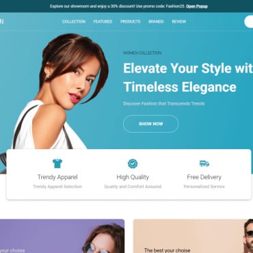 Money Clothing Landing Page Templates 397852