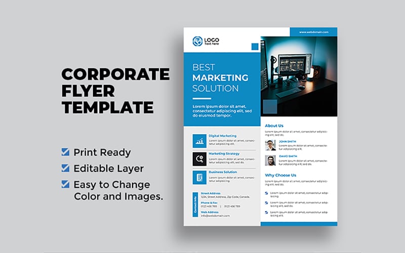 Corporate Buisness Flyer Template