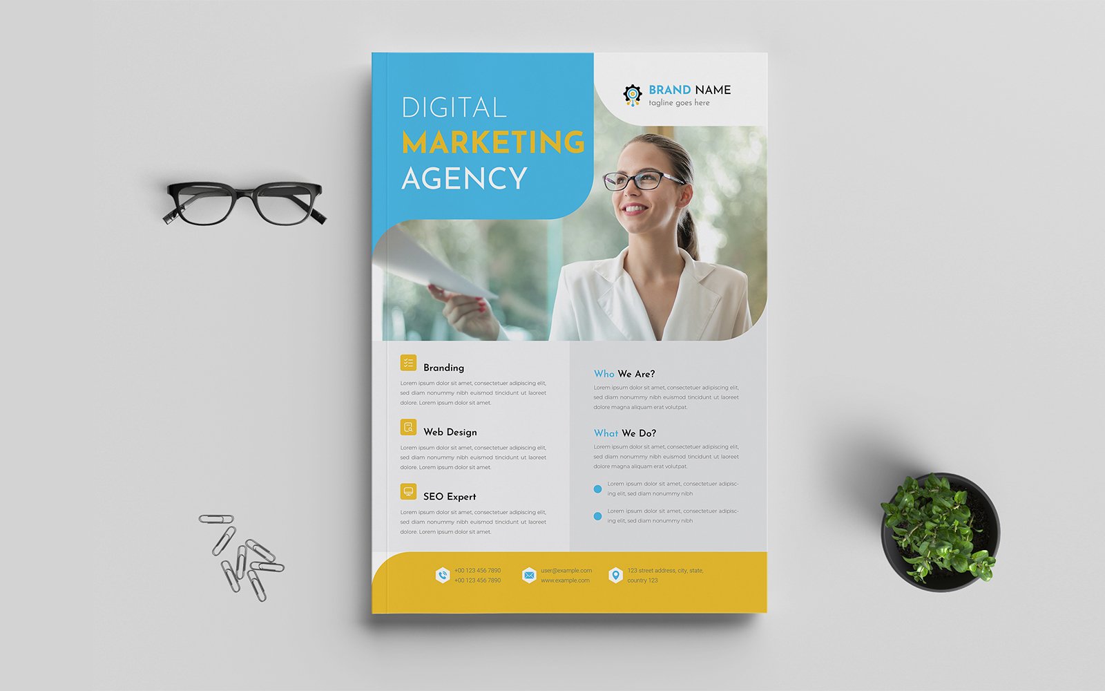 Digital Marketing Agency Flyer Design Template 02