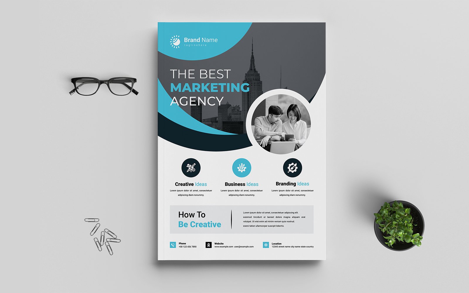 Best Marketing Flyer Design Template