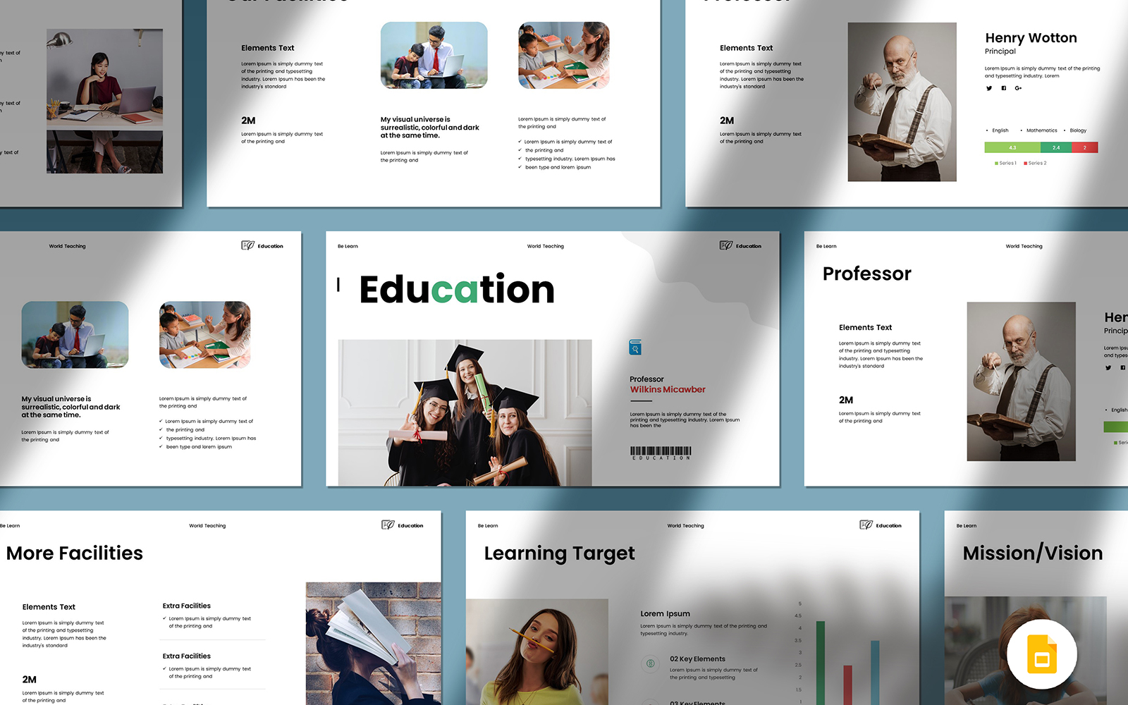 Best Education Presentation Template Layout
