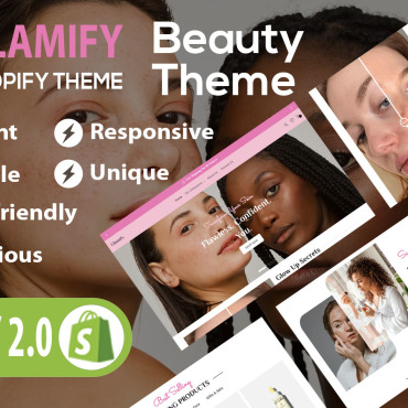 Beauty Cosmetic Shopify Themes 398782