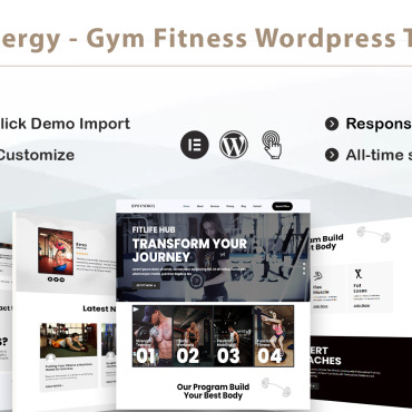 Gym Fitness WordPress Themes 398787
