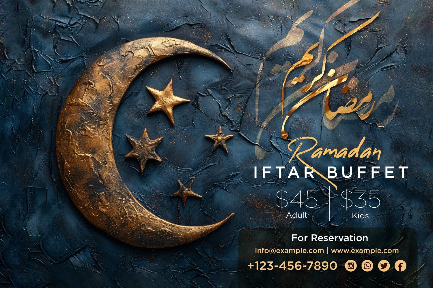 Ramadan Iftar Buffet Banner Design Template 02