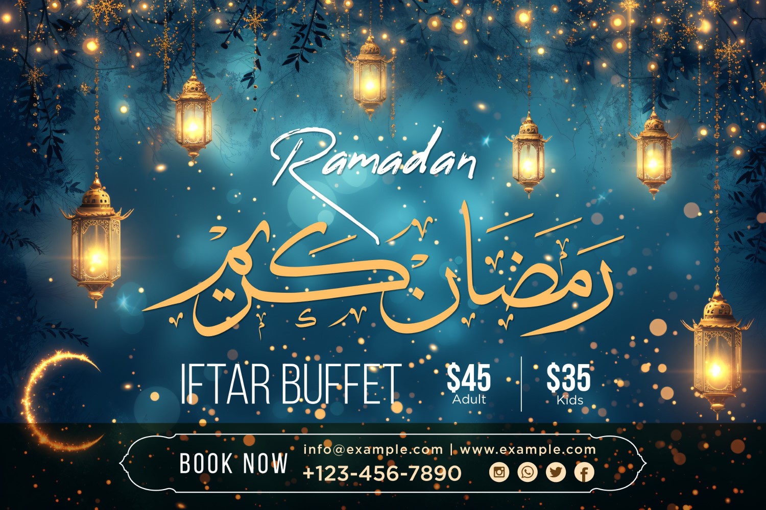 Ramadan Iftar Buffet Banner Design Template 10